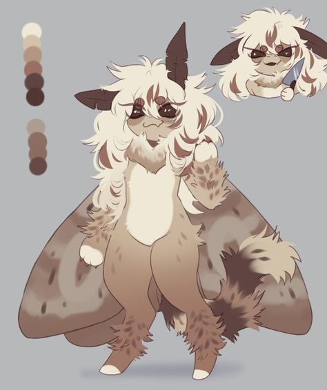 Moth Fursona, Adopt Idea, Creature Drawings, Art Folder, Drawing Techniques, Cuteness Overload, Pretty Art, Design Inspo, Cute Designs