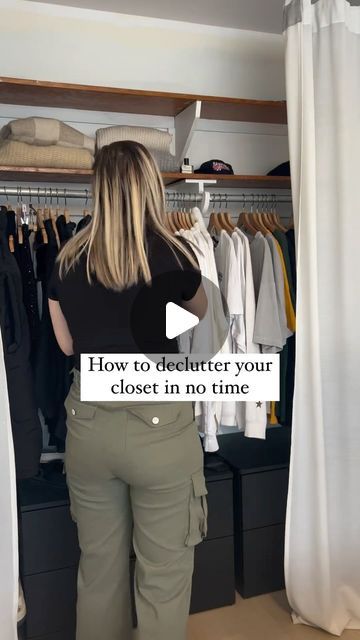 Tessa Hughes on Instagram: "Okay hear me out…

Instead of “decluttering” in a traditional sense (where you donate what you don’t need), try reverse decluttering!

Here’s how it works: you pull out EVERYTHING you don’t wear on a weekly basis, and put it in storage. (Doing this at the same time as a seasonal changeover works great!)

Then a few months from now, you can revisit the items you put in storage with fresh eyes.

I’ve done this countless times and whenever I go back to the bag, the clothes seem so dusty and unappealing and I almost always end up donating them!

Because sometimes you need that separation to get the clarity you need. That’s the magic of this method 🪄

…And let’s be honest, decluttering your closet when you haven’t changed your shopping habits is kind of a waste of t Wardrobe Full Of Clothes, Be Honest, The Clothes, Feel Confident, Declutter, You Changed, It Works, Sense, Let It Be