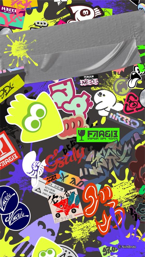 Splatoon 3 Wallpaper, Splatoon Idols, Really Cool Wallpapers, Aesthetic Prints, Splatoon 3, Battle Games, Lock Screens, 2d Design, Iphone Wallpaper Themes