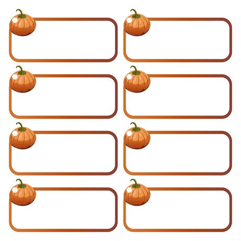 Pumpkin Labels Free Printable, Fall Name Tags Free Printable, Halloween Cubby Tags, Cubby Tags Preschool, Pumpkin Name Tags, Fall Name Tags, Preschool Name Tags, Reindeer Food Printable, Name Tags Printable