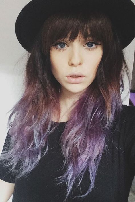 acacia-brinley-clark-hair-8 Fine Straight Hair, Hair Cute, Pastel Hair, Dye My Hair, Hair Envy, Grunge Hair, Hair Dos, Ombre Hair, Purple Hair