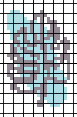 20x20 Pixel Art, Alpha Patterns Simple, Pixel Art Grid Easy, Alpha Grids, Crochet Pixle Grids, Pixel Art Mini, Alpha Pattern Monstera, Vsco Aesthetic, Dot Grid Notebook