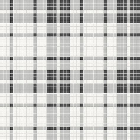 Simplicity Loft Grey Matte Plaid Mosaic Midnight Blend Ceramic Tile | GENROSE Traditional Color Palette, Luxury Tile, Coastal Contemporary, Modern Tiles, Contemporary Farmhouse, New Traditional, Interior Floor, Porcelain Mosaic, Brick And Stone