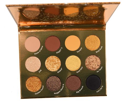 Colourpop Good As Gold, Neutral Eye Shadow, Golden Eyeshadow, Too Faced Natural Eyes, Diy Eye Cream, Gold Eyeshadow Palette, Lipstick Liner, Lipstick Palette, Makeup Pallets