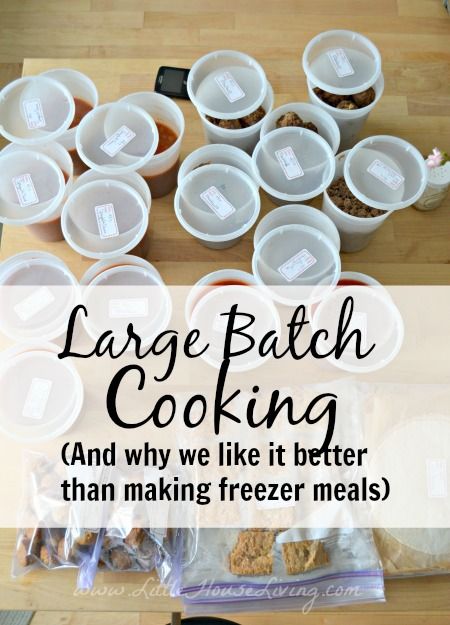 How to Make 15 Meals in an Afternoon with Large Batch Cooking Batch Cooking Freezer, Batch Cooking Recipes, Freezer Prep, Batch Meals, Diy Canning, Bulk Cooking, Freezer Cooking Recipes, Freezer Dinners, Make Ahead Freezer Meals