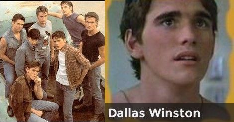 Dallas Winston | Which Outsider Would Be Your Boyfriend? Dallas Winston Icons, Dally Winston, Outsiders Greasers, The Outsiders Greasers, Dallas Winston, The Outsiders 1983, 1980s Movies, Matt Dillon, Divergent