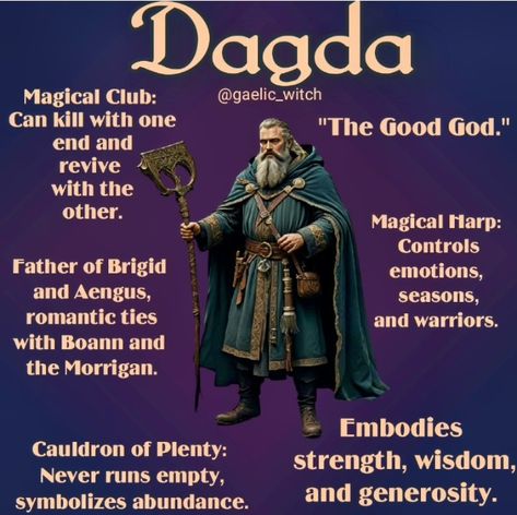 The Dagda, Witch Spell Book, 5 Elements, Witch Spell, Spell Book, Harp, Witch, Quick Saves