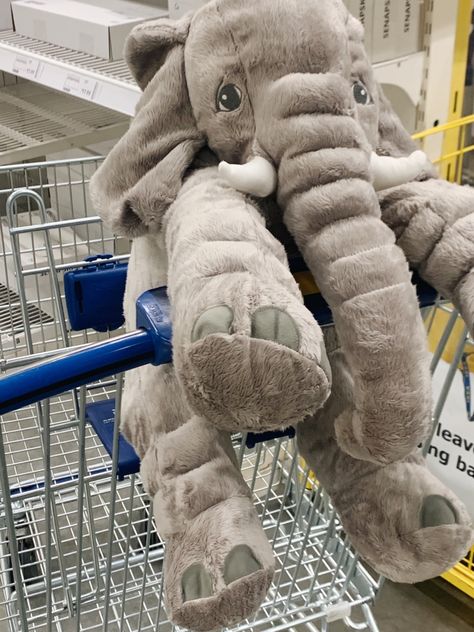 Ikea Soft Toys, Ikea Stuffed Animals, Ikea Stuffed Animal, Soft Toys Aesthetic, Ikea Elephant, Ikea Plushies, Ikea Plush, Ikea Toys, Teddy Photos