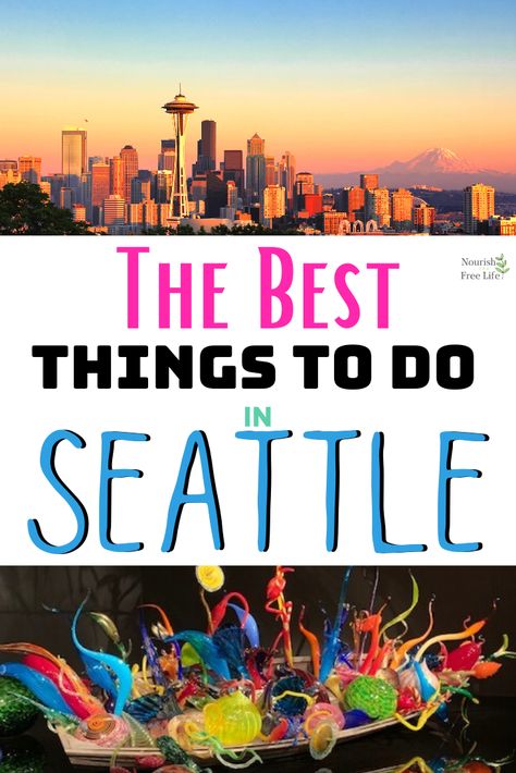 Seattle City Guide - The Best Things to Do — Nourish the Free Life Things To Do In Seattle, Seattle Vacation, Seattle Travel, Visit Seattle, Washington Travel, Seattle City, Usa Travel Destinations, North America Travel, Tips And Advice