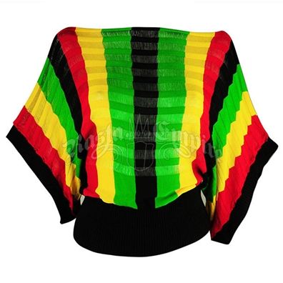 Rasta and Reggae Vertical Stripe Dolman Top Reggae Dress, Caribbean Dresses, Caribbean Clothing, Rasta Shirt, Caribbean Dress, Jamaican Clothing, Jamaica Outfits, Rasta Clothes, Caribbean Outfits