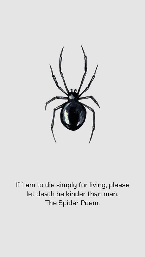 Spider poem #spider Spider Poem, The Spider, Spiders, Poetry, Quotes, Quick Saves