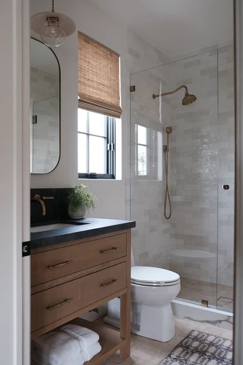 Happy Monday Morning, Small Bathroom Renovation, Downstairs Bathroom, Boys Bathroom, Bathroom Inspiration Decor, Upstairs Bathrooms, Morning Friends, Bathroom Renos, Bathroom Designs