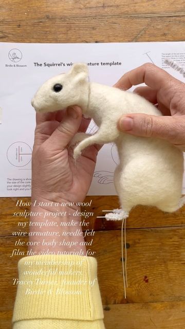 Needle Felted Mouse Tutorial How To Make, Felted Mouse Tutorial, Harvest Mice, Fibre Artist, Needle Felted Mouse, Needle Felting Tutorial, Felted Mouse, Sea Turtle Art, Needle Felting Diy