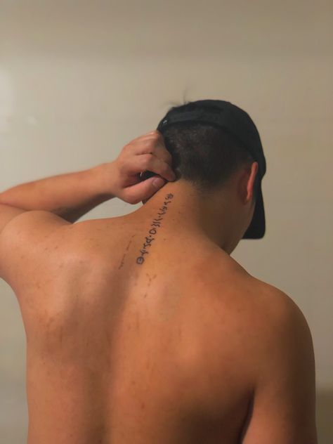 Filipino Script Tattoo, Tagalog Tattoo, Baybayin Tattoo, Filipino Tattoos, Script Tattoo, Back Tattoos For Guys, Tattoo Script, Ink Ideas, Rib Tattoo