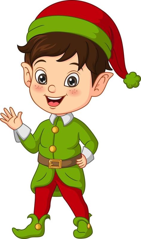 Elf Hairstyles, Outfit Cartoon, Hairstyles Boys, Elf Cartoon, Elf Clipart, Cookie Costume, Christmas Elf Outfit, Elf Outfit, Christmas Elf Costume