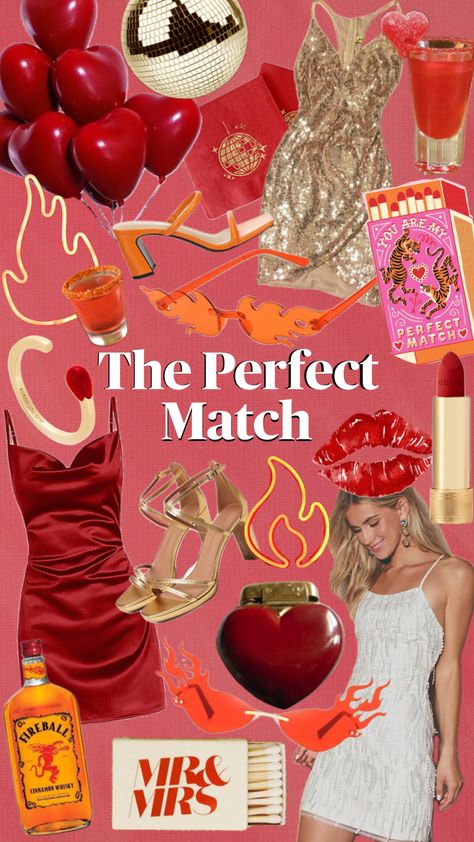 Created by karaketter on Shuffles Fire Bachelorette Theme, Perfect Match Bachelorette Theme, Bachelorette Theme, Bachelorette Party Planning, Bachelorette Themes, Red Chili Peppers, Party Inspo, Bachelorette Party Themes, Bach Party