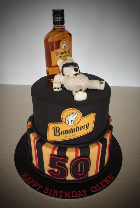 Bundy Rum: For the Cake of It, facebook Rustic Birthday Cake, Man Cakes, Bundaberg Rum, 21st Cake, Rustic Birthday, 50th Cake, 60th Birthday Cakes, 18th Birthday Cake, Birthday Cakes For Men