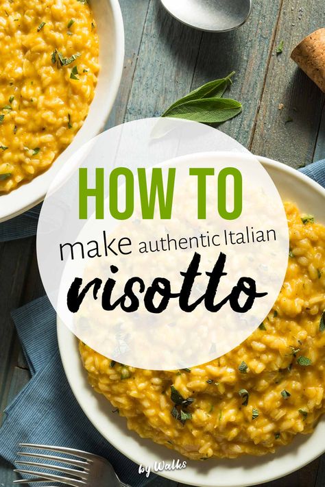 Homemade Risotto, Filet Mignon Chorizo, Italian Risotto, Easy Risotto, Risotto Recipes Easy, Recipes Savory, Recipes Pork, The Most Beautiful Pictures, Recipes Authentic