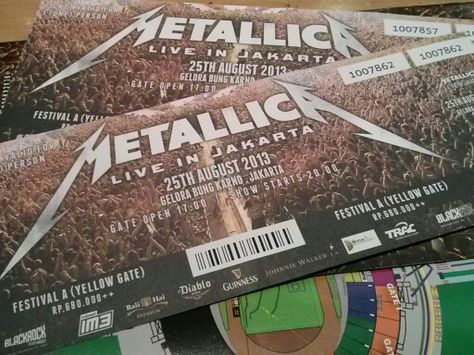 Metallica tickets Metallica Concert Tickets, Metallica Concert, Manifesting Board, Summer Vision, Concert Aesthetic, Johnnie Walker, Concert Tickets, Dream Board, Concert Posters