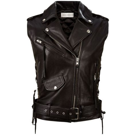 Faith Connexion Sleeveless Leather Jacket ($2,225) ❤ liked on Polyvore featuring outerwear, jackets, vests, tops, leather jacket, 100 leather jacket, faith connexion, belted jacket and belted leather jacket Sleeveless Leather Jacket, Mens Leather Waistcoat, No Sleeve Jacket, Leather Jacket Men Style, Celebrities Leather Jacket, Leather Waistcoat, Fashion Kawaii, Faith Connexion, Real Leather Jacket