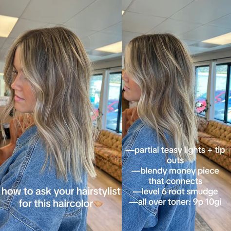 Blond Hair Low Maintenance, Manageable Blonde Highlights, Balayage Neutral Blonde, Lazy Blonde Hair, Bronde Balayage With Money Piece Formula, Low Maintenance Lived In Blonde, Reverse Balayage Before And After Blonde, Full Highlight Before And After, Half Balayage Blonde