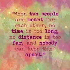 Nothing can come between us ♥so true fate brought us back even after we both moved on and now we have a beautiful son;) Soulmate Quotes, Meant To Be Together, Mean People, Quotes Quotes, All You Need Is Love, Two People, Too Long, A Quote, What Is Love