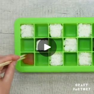 4.2K views · 21 reactions | Ice-Cube Sushi | Impress your party guests with ice-cube sushi bites! 🍣 | By Twisted | Facebook Cube Sushi, Sushi Bites, Party Guests, Ice Cube, Seafood, Twist