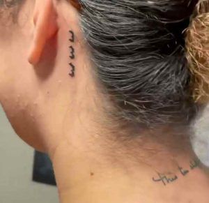 333 Tattoo Neck, 333 Ear Tattoo, 333 Behind Ear Tattoo, 333 Chest Tattoo, 333 Tattoo Behind Ear, 333 Neck Tattoo, 333 Tattoo Design, Angel Number Tattoo Behind Ear, 333 Tattoo Fonts