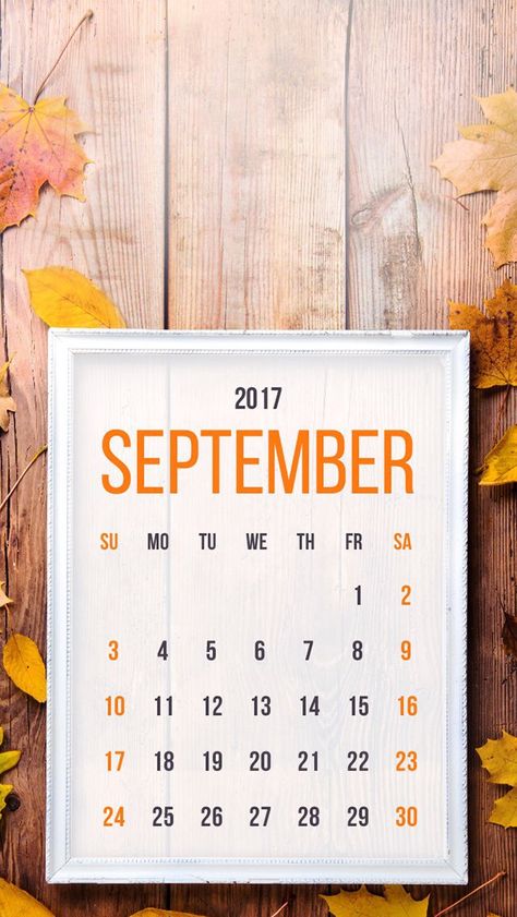 Wallpaper iPhone/calendar September 2017/hello autumn Iphone Calendar, Calendar September, Hello Autumn, Wallpaper Iphone, Light Box, Phone Wallpaper, Iphone Wallpaper, Iphone, Art