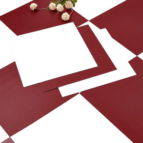 Alow Peel and Stick Floor Tile, Vinyl Flooring White and Red Checkered,12in×12in Peel and Stick Flooring for Dining Room,Bathroom and Kitchen(20 Pieces, 10Pieces Each in red and White): Amazon.com: Tools & Home Improvement Checkered Floor Tile, Checkered Floor Kitchen, Peel And Stick Floor Tile, White Vinyl Flooring, Black Vinyl Flooring, Checkered Floor, Garage Floor Tiles, Dance Rooms, Peel And Stick Floor