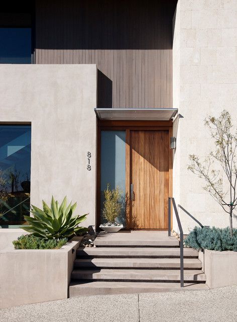 Contemporary garage doors