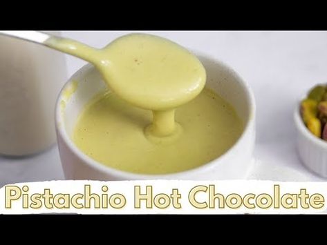 Pistachio Hot Chocolate Recipe - YouTube Hot Chocolate Recipe, Cocktail Serving, Shakes Drinks, Chocolate Powder, Chocolate Recipe, Hot Chocolate Recipes, Sweet Tea, Cocktail Drinks, Chocolate Recipes