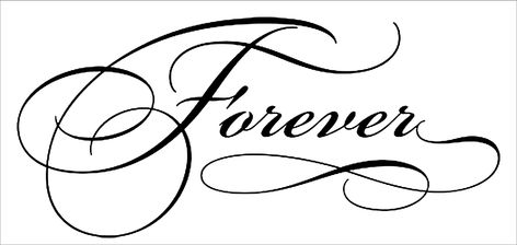 Forever Tattoo Fonts, Forever Tattoo Design, Forever Tattoo Ideas, Forever Calligraphy, Forever Tattoos, Forever Drawing, Cursive Numbers, Minimalistic Tattoo Ideas, Always Tattoo