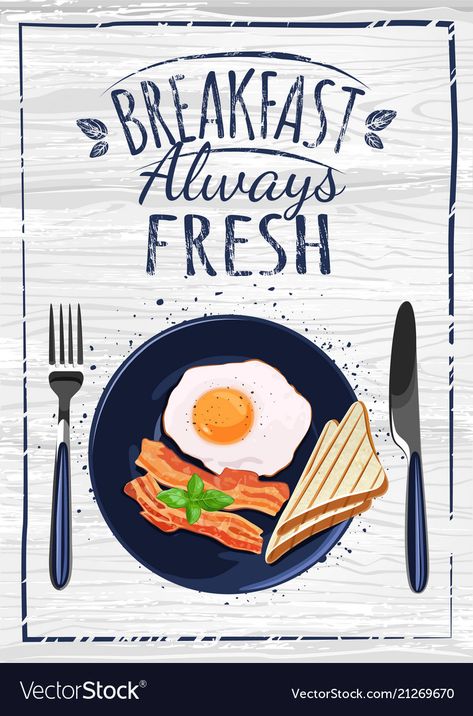 Fest Poster Design, Aesthetic Wall Ideas, Fresh Poster, Breakfast Poster, Fest Poster, Restaurant Images, Brunch Foods, Posting Ideas, Fast Casual Restaurant