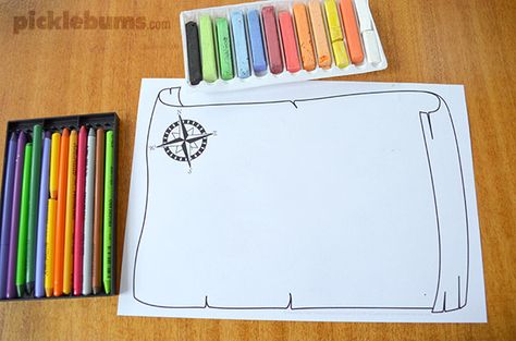 Make your own map with this free printable map drawing prompt from Picklebums.com GREAT site if you have young children! Treasure Maps For Kids, Make Your Own Map, Pirate Activities, Map Drawing, Pirate Treasure Maps, Awesome Drawing, Make A Map, Map Crafts, Homeschool Geography