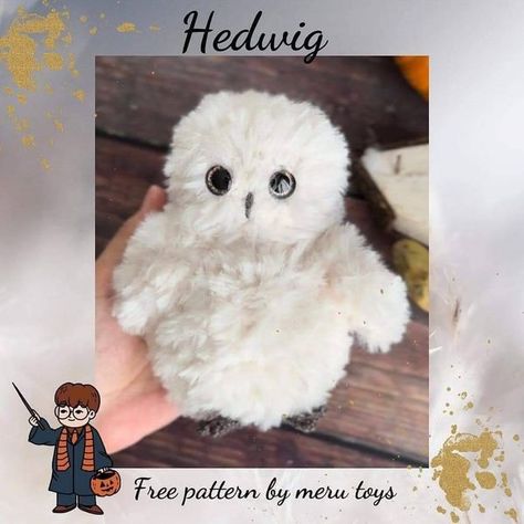 Free Crochet Patterns & Amigurumi Everyone | Free Pattern 😍 | Facebook Crochet Hedwig, Free Crochet Patterns Amigurumi, Free Crochet Amigurumi Patterns, Crochet Amigurumi Patterns, Free Crochet Amigurumi, Owl Pattern, Owl Patterns, Free Crochet Patterns, Crochet Patterns Amigurumi