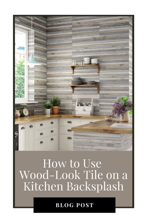 Wood Look Tile Backsplash Kitchen, Wood Look Backsplash Kitchen, Wood Tile Backsplash Kitchen, Wood Look Tiles, Recycled Glass Tile, Porcelain Wood Tile, Hex Tile, Shower Floor Tile, Wood Tile Floors