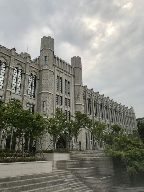 School South Korea, Kampus Korea, Korea University Campus, Universitas Korea, Korea University Aesthetic, Schools In Korea, Yonsei University Campus, Korea College, Seoul University