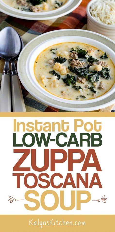 Low Carb Instant Pot Recipes, Cena Keto, Zuppa Toscana Soup, Toscana Soup, Zuppa Toscana, Instant Pot Soup Recipes, Best Soup Recipes, Instant Pot Soup, Low Carb Soup