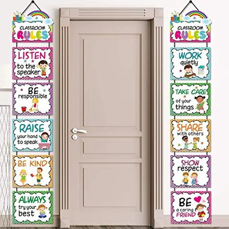 Amazon.com : classroom expectations poster Kindergarten Room Inspiration, Motivational Chart For Kindergarten, Charts For Classroom Ideas Preschool, Primary Classroom Decor, Classroom Rules Chart Ideas, Class Rules Chart Ideas, School Wall Art Ideas Classroom, Classroom Rules Chart, Wall Hanging For Classroom