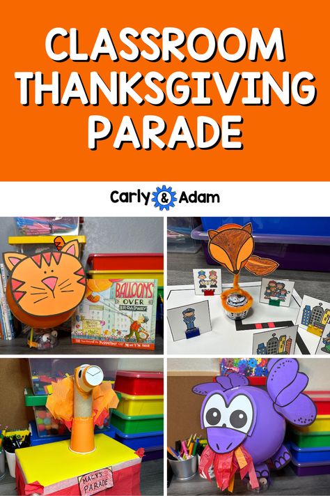 Host a classroom Macy's Thanksgiving Parade inspired by Balloons Over Broadway! This STEM activity engages students in designing parade balloons, using the engineering design process, and testing creative solutions. From balloon building tips to parade route ideas and green screen video extensions, this classroom project combines holiday fun with hands-on learning. Perfect for elementary teachers looking for Thanksgiving STEM ideas!  #BalloonsOverBroadway #ClassroomThanksgivingParade Thanksgiving Parade Balloon Diy, Macys Day Parade Float Ideas For Kids, Turkey Parade Float Project, Thanksgiving Balloon Parade Ideas, Balloon Float Parade Kids, Balloons Over Broadway Parade, Macys Day Parade Balloon Craft, Balloon Parade Ideas, Balloon Over Broadway Ideas