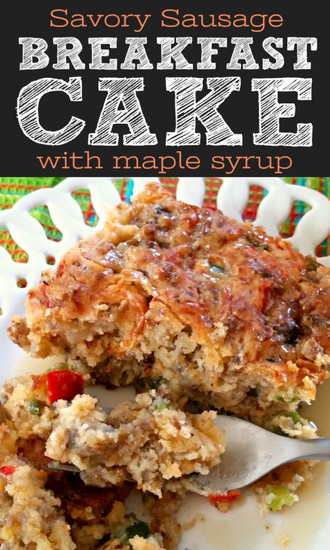 Sausage Onions And Peppers, Breakfast Cake Recipes, Breakfast Sausage Recipes, Special Diet, Breakfast Sausage, Biscuit Cake, Homemade Cheese, Cooked Breakfast, Christmas Breakfast