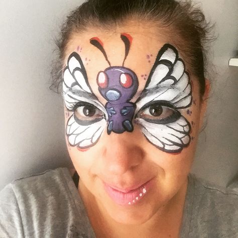 Pokémon Face Painting, Pokemon Face Paint Easy, Eevee Makeup, Pokemon Face Painting, Pokemon Face Paint, Pokemon Facepaint, Pokemon Makeup, Costumes Carnaval, Face Painting Flowers