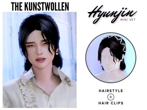 Sims 4 Hyunjin, The Kunstwollen, Mods Sims 4, Sims 4 Hair Male, Maxis Match Cc, Pelo Sims, Male Hair, Sims 4 Game Mods, Free Sims