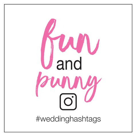 Cute Wedding Hashtags, Funny Wedding Hashtags, Bachelorette Hashtags, Engagement Hashtags, Wedding Hashtag Generator, Wedding Puns, Wedding Phrases, Hashtag Ideas, Hashtag Generator