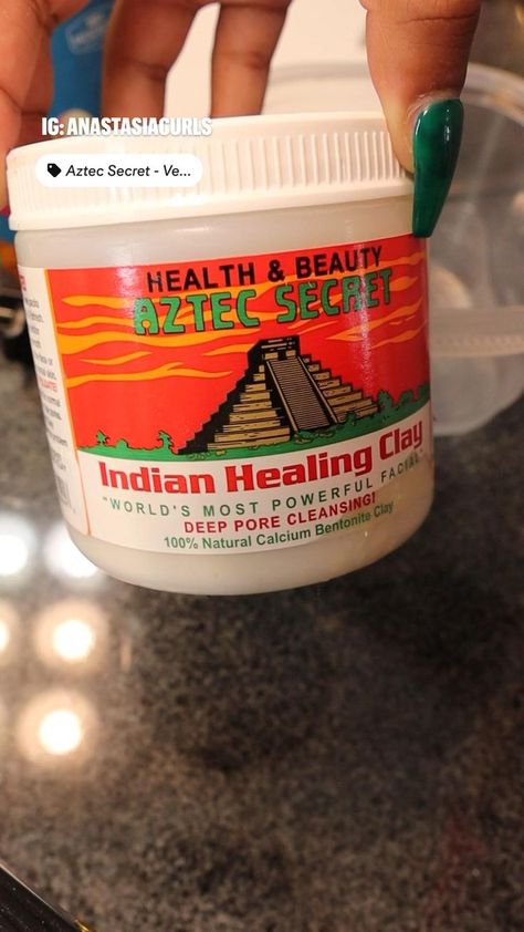 Bring Curls Back To Life, Hair Care Routine Natural, Aztec Clay Mask, Aztec Clay, Natural Hair Care Routine, 4c Hair Care, Natural Hair Growth Tips, Hair Care Growth, Hair Secrets