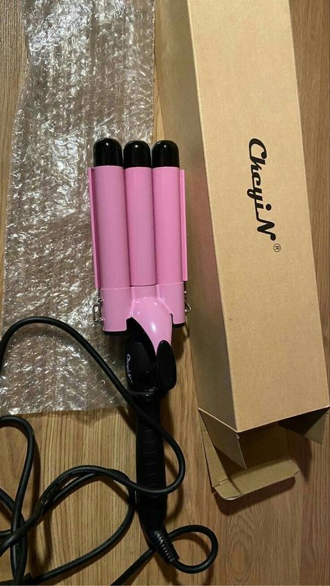 3 Barrel Curling Iron Hair, Waving Hair, Hair Curler Wand, 3 Barrel Curling Iron, Hair Curling Wand, Hair Salon Equipment, Hair Tool Set, Wand Hairstyles, Crochet Necklace Pattern