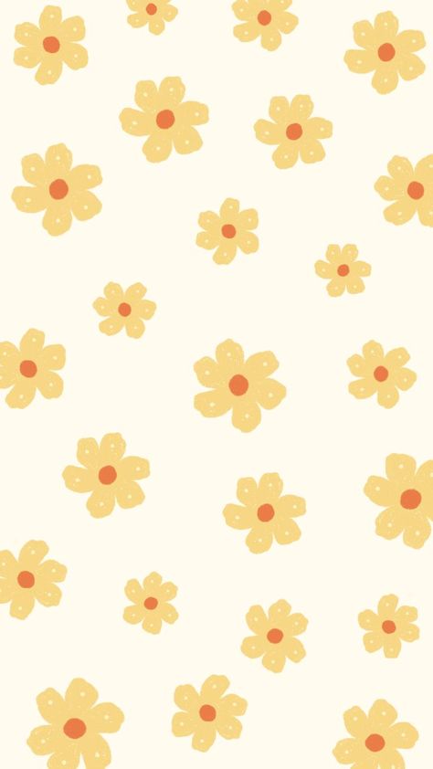 Spring up your wallpaper! Summer Flower Wallpaper, Daisy Wallpaper, Floral Wallpaper Iphone, Cool Pictures For Wallpaper, Your Wallpaper, Yellow Iphone, Yellow Springs, Yellow Daisies, Spring Wallpaper