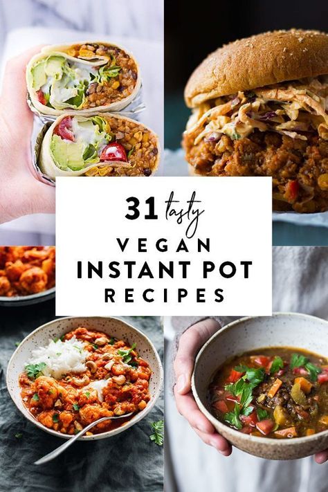 Super delicious crowd-pleasing Vegan Instant Pot Recipes that the whole family will love! Kid-friendly, nutritious, comforting, and for all stages of cooking skills. Go check them out! #VeganRecipes #InstantPot #VeganInstantPot #VeganOnePotRecipes via @nutriciously Pinto Bean Recipes, Instant Pot Vegan, Wallpaper Food, Vegan Instant Pot Recipes, Vegan Instant Pot, Vegetarian Instant Pot, Instapot Recipes, Insta Pot, Cooking Skills