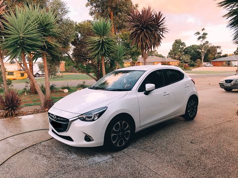 White Mazda, Mazda 2 Sport, Car Mazda, Car Bmw, Vision Board Images, Mazda 2, Sport 2, Ride Or Die, My Car